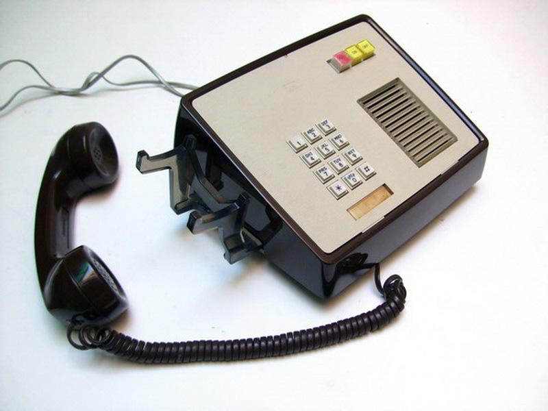 telefono centralita beige marron botones altavoz externo alt.11x30x21 1u